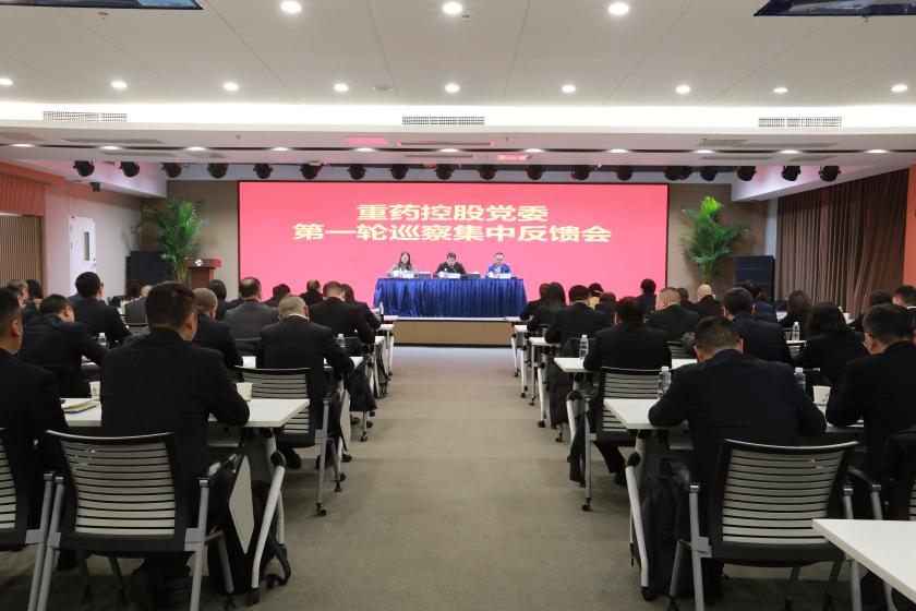 通用技术重药控股党委召开第一轮巡察集中反馈会